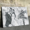 Cadeau Toile Horizontale Personnalisée Avec Photo Pour Couple – Vie Douce Ensemble