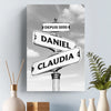Cadeau Toile Verticale Personnalisée Pour Couple – L'amour Nous Guidera