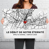 Cadeau Toile Horizontale Personnalisée Avec Photo Pour Couple – Je Serai Toujours Là