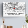 Cadeau Toile Horizontale Personnalisée Avec Photo Pour Couple – Je Serai Toujours Là