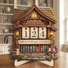 Cadeau Panneau Bois Personnalisable – Pour Lecteurs – Livres En Chiffres