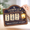 Cadeau Panneau Bois Personnalisable – Pour Lecteurs – Amour Livres