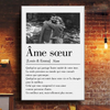 Cadeau Toile Verticale Personnalisée Avec Photo - Pour Couple – Mon Cœur T’appartient