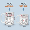 Cadeau Mug Personnalisable Effet 3D Imprimé – Pour Couple – L’amour Au Quotidien