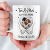 Cadeau Mug Personnalisable Avec Photo – Pour Couple – T’aimer Est Un Bonheur