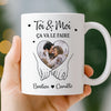 Cadeau Mug Personnalisable Avec Photo – Pour Couple – T’aimer Est Un Bonheur