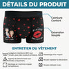 Boxer Homme Personnalisé – Cadeaux D’Anniversaire, De Noël Et De Mariage Pour Mari Et Femme, Pour Lui Et Pour Elle – Approuvé Par La Liste Des Coquins