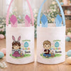 Panier Lapin Personnalisé – Cadeau De Pâques Pour Enfants – Récolte Gourmande De Pâques