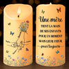 Bougie LED Personnalisée – Cadeau Fête Des Mères Pour Maman – Grâce À Toi, Maman, Je Fleuris