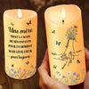 Bougie LED Personnalisée – Cadeau Fête Des Mères Pour Maman – Grâce À Toi, Maman, Je Fleuris