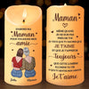 Bougie LED Personnalisée – Cadeau Fête Des Mères Pour Maman – Ton Amour Est Ma Force