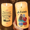 Bougie LED Personnalisée – Cadeau Fête Des Mères Pour Maman – Toujours Dans Ta Lumière