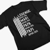 T-Shirt Unisexe Personnalisé – Cadeau Pour Papa, Papi – Le Plus Grand Héros De La Famille