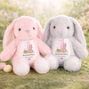 Peluche Lapin Personnalisée – Cadeau De Pâques Pour Bébé – Tendresse À Chaque Câlin