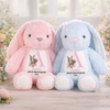 Peluche Lapin Personnalisée – Cadeau De Pâques Pour Bébé – Mon Lapin De Cœur