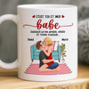Tasse Personnalisée – Cadeaux D’Anniversaire De Mariage Pour Mari Et Femme, Pour Lui Et Pour Elle – À Tes Côtés, Je Trouve Paix, Courage Et Douceur