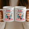 Tasse Personnalisée – Cadeaux D’Anniversaire De Mariage Pour Mari Et Femme, Pour Lui Et Pour Elle – À Tes Côtés, Je Trouve Paix, Courage Et Douceur