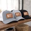 Casquette Avec Patch En Cuir Personnalisée – Cadeau Pour Papa, Papi – L’Homme Que Nous Admirons