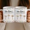 Mug Effet 3D Imprimé Personnalisé – Cadeau Pour Maman, Mamie – Deux Cœurs, Un Même Amour