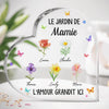Plaque Acrylique En Forme De Cœur Personnalisée – Cadeau Pour Mamie – L’Histoire D’Un Amour Infini