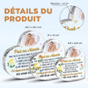 Plaque Acrylique En Forme De Cœur Personnalisée – Cadeau Pour Mamie – Un Cœur Qui S’agrandit