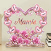 Plaque Acrylique Personnalisée – Cadeau Pour Mamie – Liées Par L’Amour