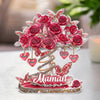 Plaque Acrylique Personnalisée – Cadeau Pour Mamie, Maman – Ce Qui Nous Fait Grandir