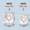Mug Personnalisé – Cadeau Pour Mamie, Maman – Un Amour Qui Traverse Les Générations