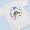 T-Shirt Unisexe Personnalisé – Cadeau Pour Mamie – Le Cœur De La Famille C’est Mamie