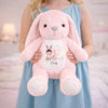 Peluche Lapin Personnalisée – Cadeau De Pâques Pour Bébé – Mon Petit Lapin D’Amour