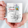 Mug Personnalisé – Cadeau Pour Mamie – Mamie Un Cœur Plein D’Amour