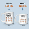 Mug Personnalisé – Cadeau Pour Mamie – Grâce À Mamie L’Amour Grandit