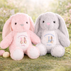 Peluche Lapin Personnalisée – Cadeau De Pâques Pour Bébé – Joyeuses Pâques