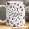 Mug Effet 3D Imprimé Personnalisé – Cadeau Pour Mamie – Là Où L’Amour Ne Vieillit Jamais
