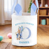 Panier Lapin Personnalisé – Cadeau De Pâques Pour Enfants – Pour Ramasser Des Souvenirs Pleins De Douceur