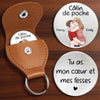 Porte-Bonheur De Poche Personnalisé – Cadeaux D’Anniversaire, De Noël Et De Mariage Pour Mari Et Femme, Lui Et Elle – Un Petit Câlin À Garder Près De Toi