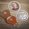 Porte-Bonheur De Poche Personnalisé Avec Photo – Cadeaux De Souvenir Et De Condoléances Pour La Perte D’Une Maman Ou D’Un Papa – Dans Mon Cœur, Toujours Avec Toi