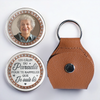 Porte-Bonheur De Poche Personnalisé Avec Photo – Cadeaux De Souvenir Et De Condoléances Pour La Perte D’Une Maman Ou D’Un Papa – Dans Mon Cœur, Toujours Avec Toi