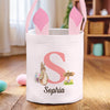Panier Lapin Personnalisé – Cadeau De Pâques Pour Enfants – Une Tradition Pour Son Premier Pâques