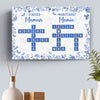 Toile Horizontale Personnalisée – Cadeau Pour Mamie, Maman – Ma Plus Belle Récolte, C'est Ma Famille