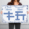Toile Horizontale Personnalisée – Cadeau Pour Mamie, Maman – Ma Plus Belle Récolte, C'est Ma Famille