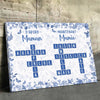 Toile Horizontale Personnalisée – Cadeau Pour Mamie, Maman – Ma Plus Belle Récolte, C'est Ma Famille