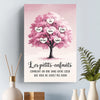 Toile Horizontale Personnalisée – Cadeau Pour Mamie, Maman – L'Amour Grandit Ici