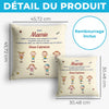 Coussin Personnalisé – Cadeau Pour Mamie, Maman – Un Câlin Plein D’Amour Même À Distance