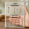 Plaque Acrylique Rectangulaire Personnalisée – Cadeau Pour Maman, Mamie – Une Famille Unie À Jamais