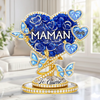 Plaque Acrylique Personnalisée – Cadeau Pour Mamie, Maman – Notre Histoire Gravée Dans Le Cœur