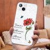 Coque De Téléphone Transparente Personnalisée – Cadeau Pour Mamie – Un Amour Gravé À Jamais