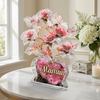 Plaque Acrylique Personnalisée – Cadeau Pour Mamie, Maman – Un Amour Qui Traverse Le Temps