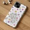 Coque De Téléphone Transparente Personnalisée – Cadeau Pour Mamie, Maman – Main Dans La Main Pour Toujours