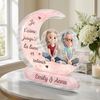 Plaque Acrylique Personnalisée – Cadeau Pour Maman, Fille – Ensemble, À Jamais Liées Par L’Amour